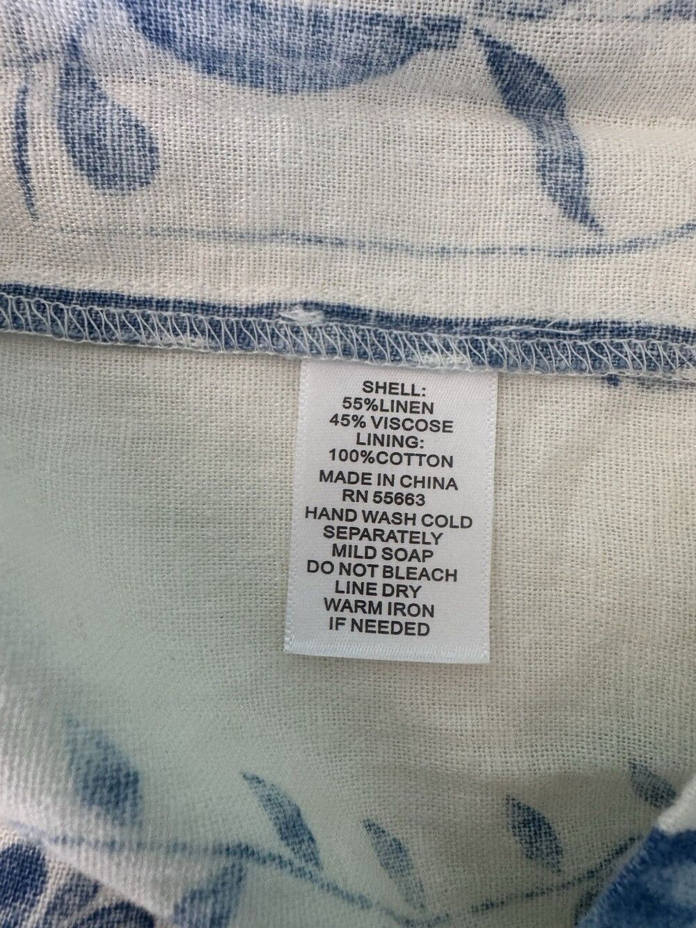 NWT Calypso St Barth Linen Blend Blue White Tiered Maxi Dress Medium Pockets - Picture 7 of 13